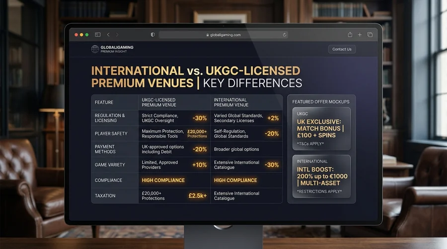 Non GamStop vs UKGC-Licensed Casinos — Key Differences